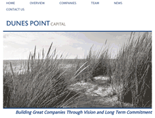 Tablet Screenshot of dunespointcapital.com